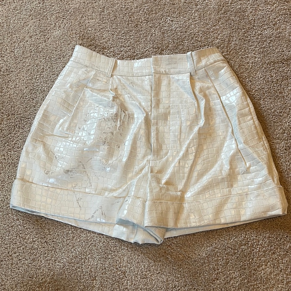 Alice and Olivia Leather Short